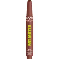 Nyx Fat Matte Smooth Læbestift 2 g Nr. 08 - Toasty Taupe