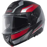 Schuberth Concept Tracer Klaphjelm Mat/Rød 55