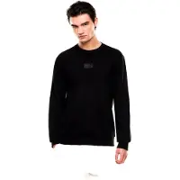 EA7 EA7til mænd. 7M001489_AF17787 Logo Series Sweatshirt sort (XL), Casual, Sport, Bomuld, Sportstøj, Multisport, Korte ærmer