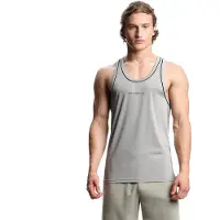 Emporio Armani Emporio Armanitil mænd. EM000387_AF19057 Underline Logobanda T-shirt grå (XL), Casual, Polyester, Uden ærmer/stropper