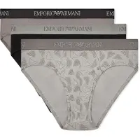 Emporio Armani Emporio Armanitil mænd. EM000256_AF20671 Sæt med 3 trusser Day grå, sort (S), Afslappet, Bomuld