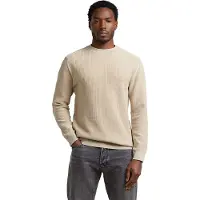 G-Star Washed Knit Pullover - Beige - Men