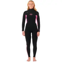 Rip Curl Dawn Patrol 3/2 Mm Gb Dame Våddragt I Neopren Med Lynlås I Brystet Og Lange ærmer