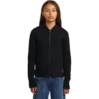G-Star Girls Hybrid Baseball Full Zip Knit - Black - girls