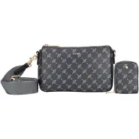 JOOP! Skuldertaske 'Cortina 1.0 Jasmina' navy / grå