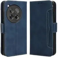Mtp Products OnePlus 12 Pung Cover med Kortholder - Blå