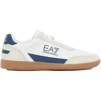 EA7 EA7unisex. 7X000406_AF19827 Heritage Læder Sneakers Hvid (36 2/3), Fast, 1-3 cm, Blonder, Casual, Sport