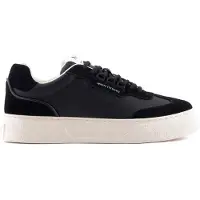 Armani Exchange A|X Armani Exchangetil mænd. XM002200AF21419MC105 Casual træningssko i sort (39), Økologisk læder, 3-5 cm, Blonder, Sport