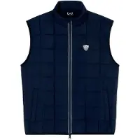 Emporio Armani EA7til mænd. 7M001512_AF21509 Premium skjoldvest M navy (M), Hvid, Casual, Polyester, Uden ærmer/stropper, Blå