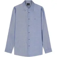 Armani Exchange A|X Armani Exchangetil mænd. XM002112AF22548UB113 Skjorte Regular Fit blå (S), Casual, Bomuld, Lange ærmer