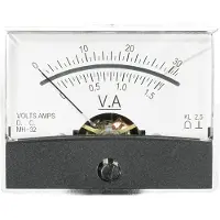 Voltcraft AM-60X46/30V/1,5A/DC AM-60X46/30V/1,5A/DC Måleapparat til indbygning AM-60X46/30V/1,5A/DC 30 V/1,5 A Drejespole