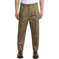 G-Star The Ignaz- Correct Pleated Chino Relaxed - Brown - Men