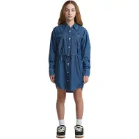 G-Star Girls Relaxed Drawcord Dress - Medium blue - girls