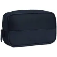 Burberry Textile Makeup Bag In Dark Blue