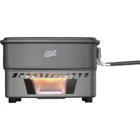 Esbit Solid fuel cookset, Pot, Aluminium, 1,1 L, Aluminium, Sort, Aluminium, Sort, 390 g