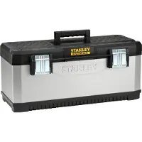Stanley 1-95-617, Værktøjskasse, Metal, Plast, Sort, Grå, 36,6 L, 28 kg, 666 mm