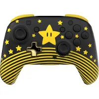 Turtle Beach Rematch Trådløs Controller Super Mario Star Til Nintendo Switch Lyser I Mørket