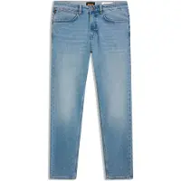 BOSS Jeans med tapered fit i blå denim med ekstra stræk