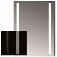 Jika Spejl Clear 600xX810 firkant m/LED lys