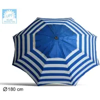 Bigbuy 22/25 Mm Orientable Oxford Aluminium Parasol 180 Cm