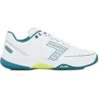 EA7 EA7unisex. X8X242_XK438 Tennissko af ler, hvide (38 2/3), Fast, Blonder, Casual, Sport, Tennis/padeltennis, Multisport