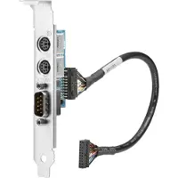 HP - Seriel/PS/2 adapter - PCIe - seriel x 1 + PS/2 tastatur x 1 + PS/2 mus x 1 - for Z1 G8 EliteDesk 800 G3, 80X G6, 80X G8 ProDesk 405 G6 Workstation Z1 G5, Z1 G6