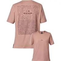 Eider - Vandretøj dame - W Loriaz Graphic TS Pink Marble til Unisex - Størrelse M - Lyserød