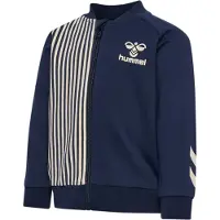 Hummel Cardigan - hmlStripy Zip Jacket - Black Iris - - 62 - Cardigan