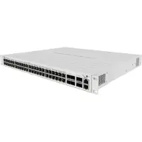 Mikrotik CRS354-48P-4S+2Q+RM - Switch - L3 - 48 x 10/100/1000 (PoE+) + 4 x 10 Gigabit SFP+ + 2 x 40 Gigabit QSFP+ - desktop, monterbar på stativ - PoE+ (700 W)