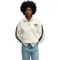 Superdry Superdrytil kvinder. W2012593A Country Club Applique beige sweatshirt (XS), Casual, Bomuld