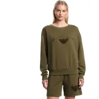Emporio Armani Emporio Armanitil kvinder. EW000778_AF20244 Shorts Sponge Logo grøn (XS), Casual, Bomuld