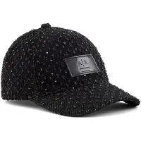 Armani Exchange A|X Armani Exchangetil kvinder. XW001894AF18855MC329 Baseballhat sort (OSFA), Bomuld, Klassisk