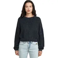 G-Star Washed Pocket Loose Knit - Dark blue - Women