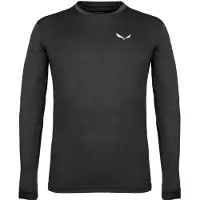 Salewa Herre langærmet PUEZ MELANGE DRY sort 00-0000027453_0911 r S