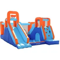 Doctor Dolphin Waterslide Hoppeborg inkl. 750 watt blæser