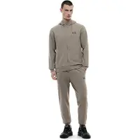EA7 EA7til mænd. 8NPV63_PJVRZ Core Identity Regular taupe-sæt (3XL), Casual, Sport, Bomuld, Lange ærmer, Gråt