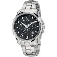 Maserati Herreur R8873621001 Successo Sort/Stål Ø44 mm