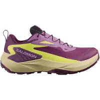Salomon - Trail løbesko - Genesis GTX W Winteb/Concog/Acid L til Unisex - Størrelse 37 1/3 - Lilla