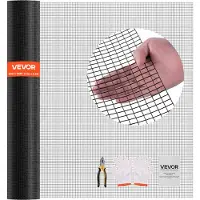 Vevor Hardwaredug 152 cm x 30,4 m, 1/2 tomme 19 gauge galvaniseret trådnetrulle, vejrbestandigt vinylbelagt hønsenethegn, kraftigt svejset haveplantehegn til kaninbur, slangehegn