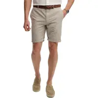 Superdry Superdrytil mænd. M7110487A Shorts Premium Textured Chino beige (32), Casual, Bomuld