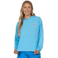 Salty Crew Tippet Fill Tech Langærmet Rash Guard Med Hætte