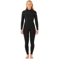 Rip Curl Dawn Patrol 3/2 Mm Dame Våddragt I Neopren Med Lange ærmer Og Lynlås På Ryggen