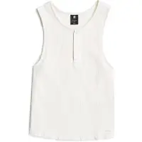 G-Star Slim Henley Tank T-Shirt - White - Women