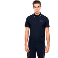 Emporio Armani EA7til mænd. 7M001288_AF13520 Polo Golf Pro marineblå (L), Casual, Viscose, Korte ærmer