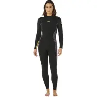 Rip Curl Dawn Patrol 3/2 Mm Dame Våddragt I Neopren Med Lange ærmer Og Lynlås På Ryggen