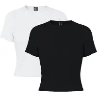 Pieces Shirts 'PCAmelia' sort / hvid