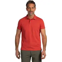 NZA Henley Piqué Polo Rød måle