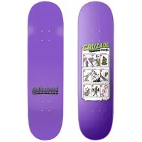 Cruzade Lessons V 8.5"x31.89" Square High Skateboard deck mønster