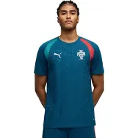 Puma Portugal Trænings T-Shirt VM 2026 - Blå/Sølv - , størrelse Large