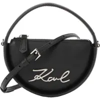 Karl Lagerfeld Håndtaske 'NANO' sort / sølv